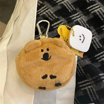 Japonski ljubek modni dodatki kpop ženske vrečko za shranjevanje anime koala slušalke vrečko sladko Harajuku priložnostne sladko y2k mini denarnice