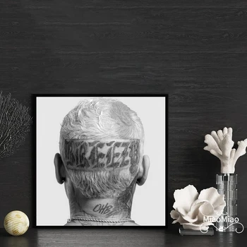 Chris Brown S Lepršav Glasbeni Album Cover Plakat Platno Umetnosti Tiskanja Doma Dekor Stensko Slikarstvo ( Brez Okvirja )