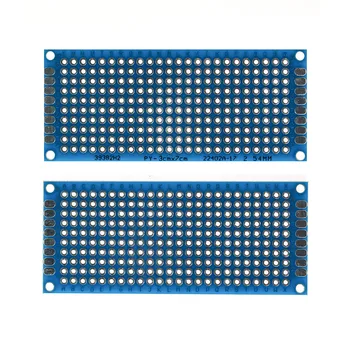 2PCS Dvostranski PCB Protoboard Univerzalni svet 3*7 cm 4*6 cm PCB Prototip Odbor
